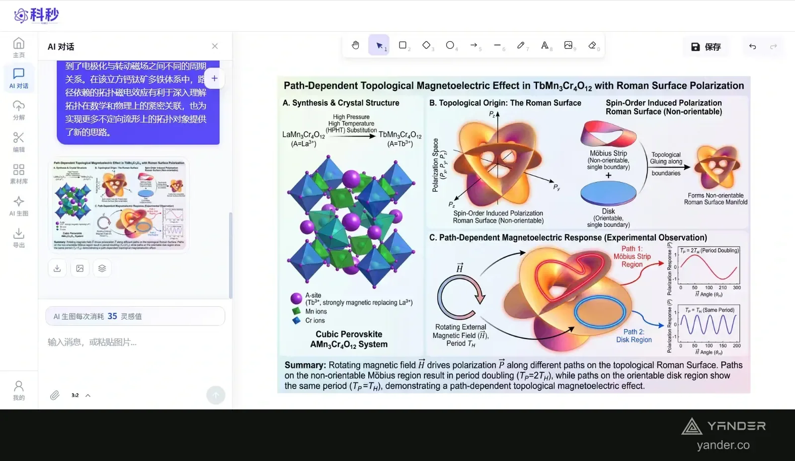 KIMEO 科秒 AI 科研绘图网页工作台